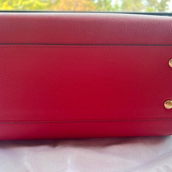 Louis Vuitton kimono red canvas tote bag - Picture 9 of 12